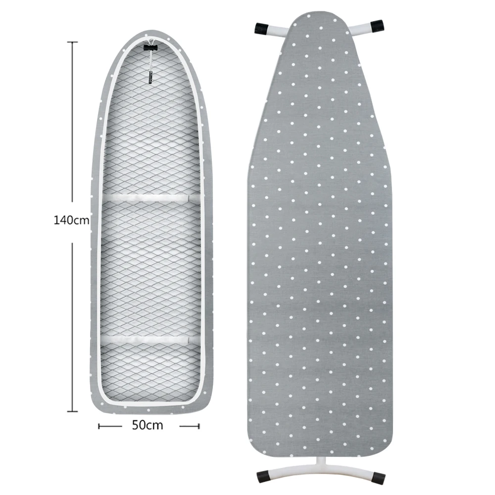 Ironing Board Cover Cotton Cloth Ironing Covers Protective Non-Slip Thick Printed Ironing Board Covers Approx 140*50cm