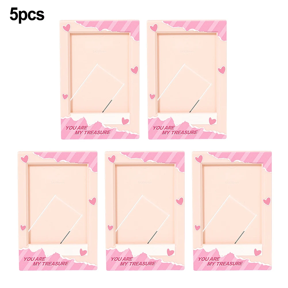 Colorful Vertical Photo Frame for 3 Inch For Instant Photos Resin Multi Color Design for Desk and Small Space Decoration
