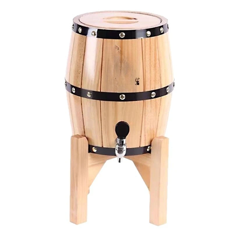 

Internet celebrity bar stainless steel liner beer keg wine wine keg draft beer keg with base retro commercial 3L L