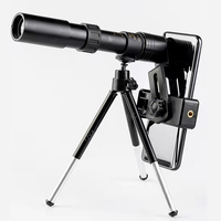 10-300x40 High-power High-definition Zoom Mini Telescope Monocular Telescope Mobile Ultra Telephoto Zoom Hunting Telescope