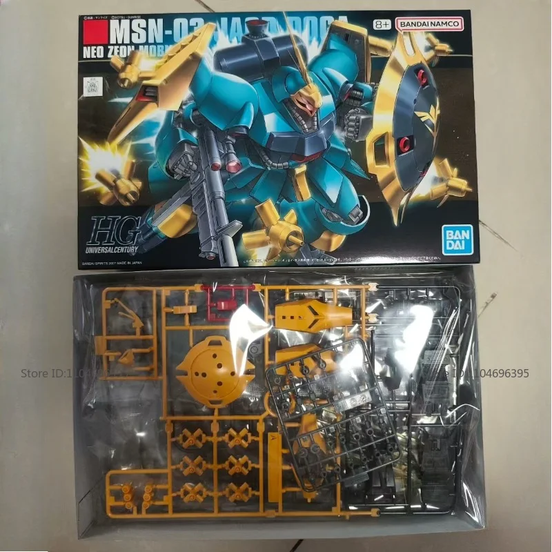 Bandai Gundam HG MSN-03 Jagd Doga, Collection populaire à assembler, figurines Mecha, jouets de vacances, poupée mobile, cadeaux, en Stock, flambant neuf
