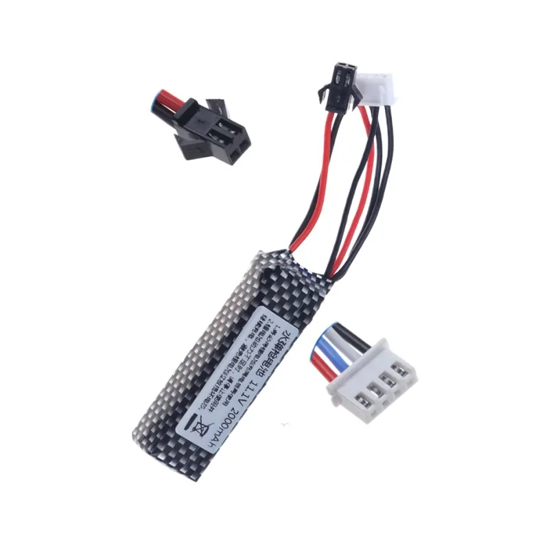 7.4V 11.1v 1400mAh 2200mAh cylindrical  battery lithium battery SM Odamiya, universal toy battery