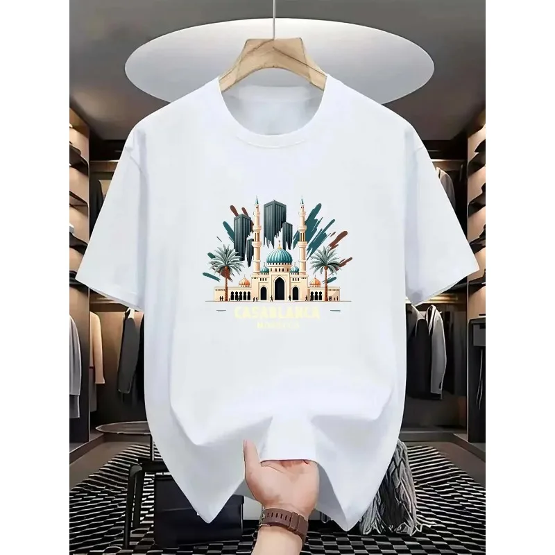 Summer Outdoor Hiking Cotton Top. Breathable sweat absorbing fabric, lightweight fit reduces wearing burden on trails.