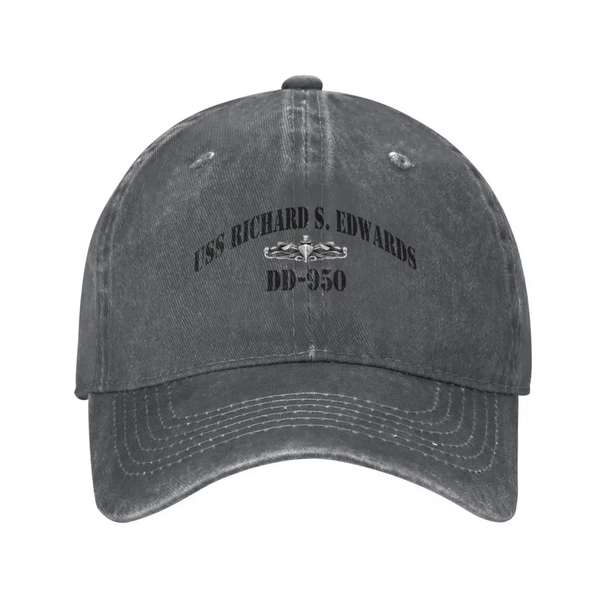 USS RICHARD S. EDWARDS (DD-950) SHIP'S STORE Baseball Cap Military Cap Man black Hat Luxury Brand fishing hat For Girls Men's