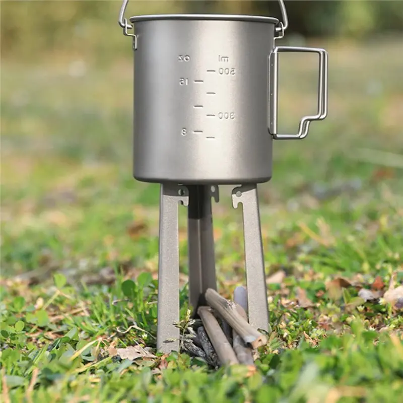 NALFI-For 3-4 Person Tent Pegs, 6Pcs Set- Titanium Alloy V-Shapes Design For Enhanced Stability