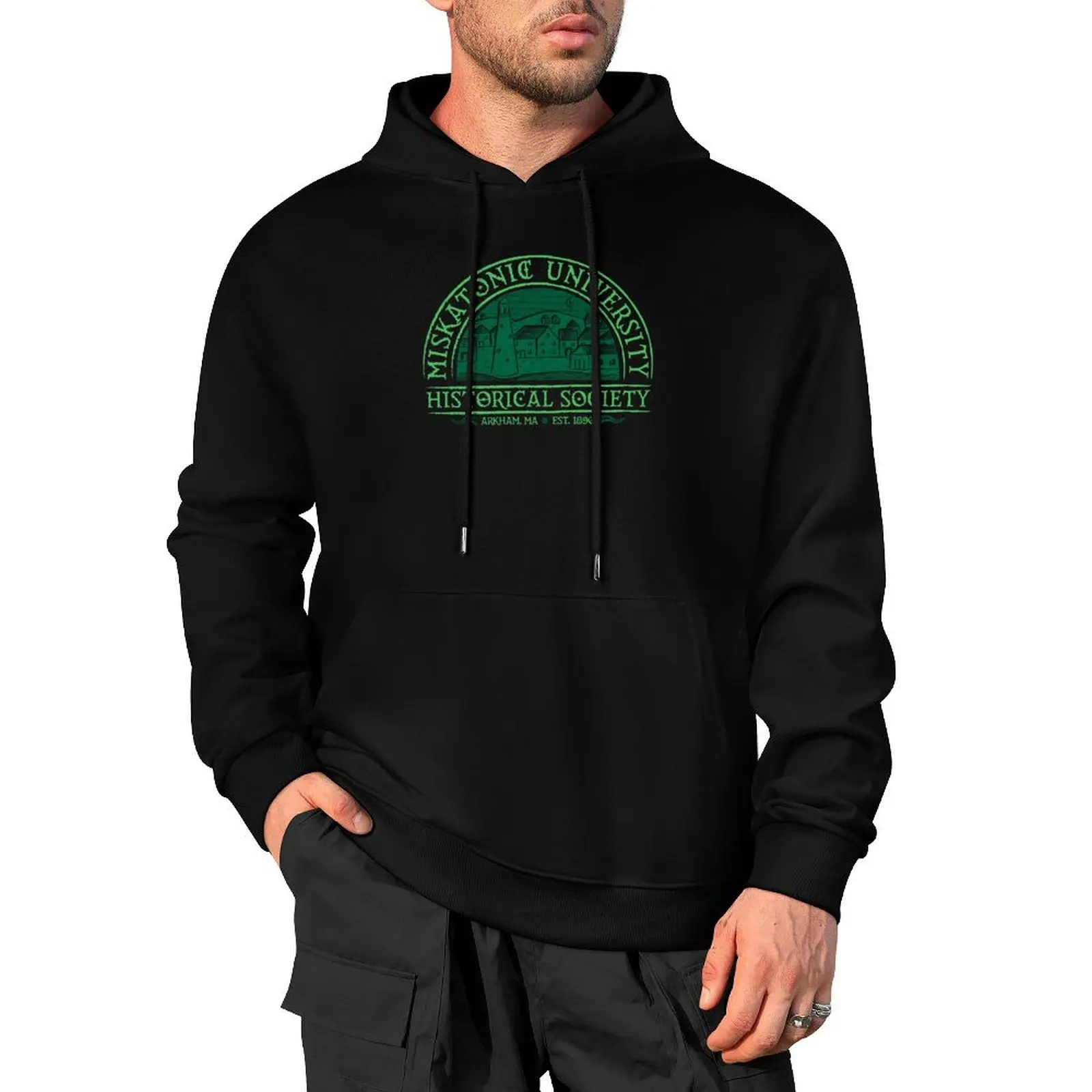 Miskatonic Historical Society Pullover Hoodie men wear men's winter sweater autumn clothes autumn hoodie for men