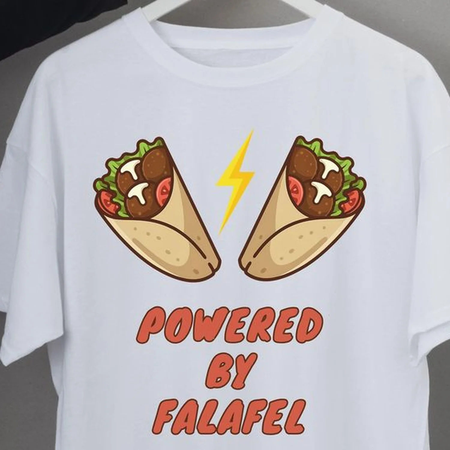 Salad Sandwich T-Shirt, Fun Middle Eastern Food T-Shirt, Gift for Salad Sandwich Lovers, Vegans, and Vegetable Snack Enthusiasts, Salad Sandwich Themed T-Shirt