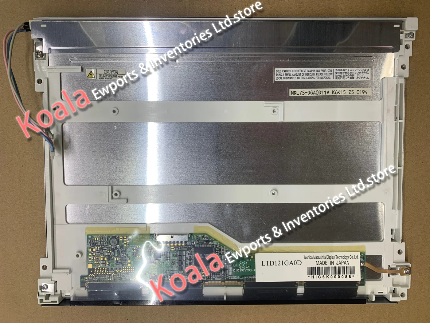 

LTD121GA0S LTD121GA0D LTD121GAOS LTD121GAOD Original 12.1 inch LCD Display Specially for Pro-face PS3650A-T41 PS3651A-T41