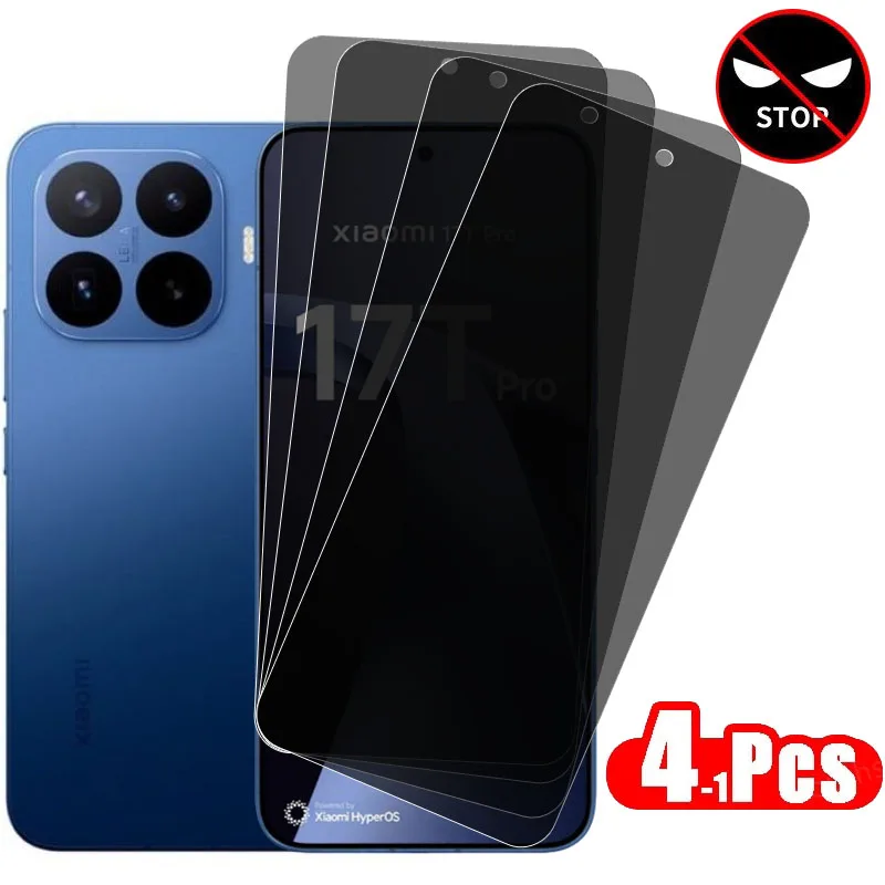 Datenschutz-Displayschutzfolie für Xiaomi 17T Pro, gehärtetes Glas, Anti-Spionage-Schutzfolie für Xiaomi 17T Pro