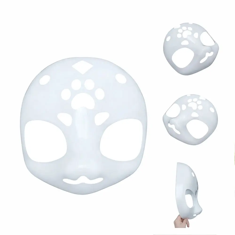 Kawaii 3D Cosplay Kigurumi Base Beast Skull Mask DIY Plastic Fursuit Head Base Animal Fursuit Mask Costume Prop - view 5