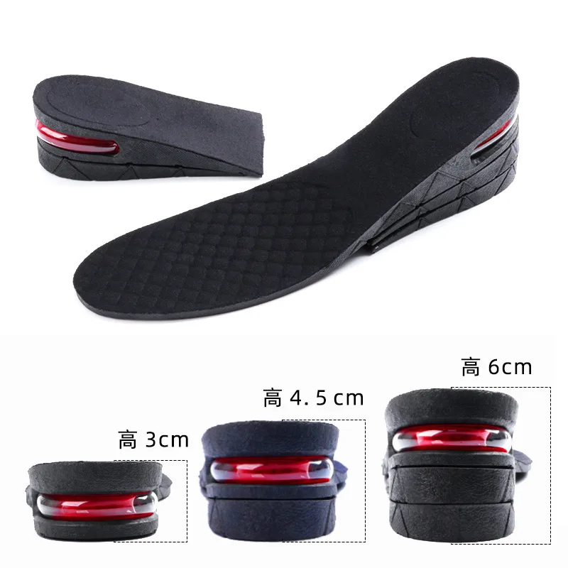 Height Increase Insoles Air Cushion Elevator Shoe Insole Lifts Kits Inserts for Men Women Taller Insoles 3-9cm Variable Height