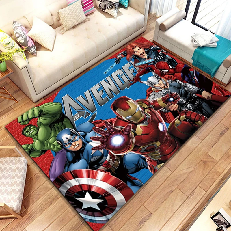 Disney Superhero tappeto per grandi aree tappeti 3D per soggiorno cucina camera da letto divano decorazioni per la casa zerbino pavimento per