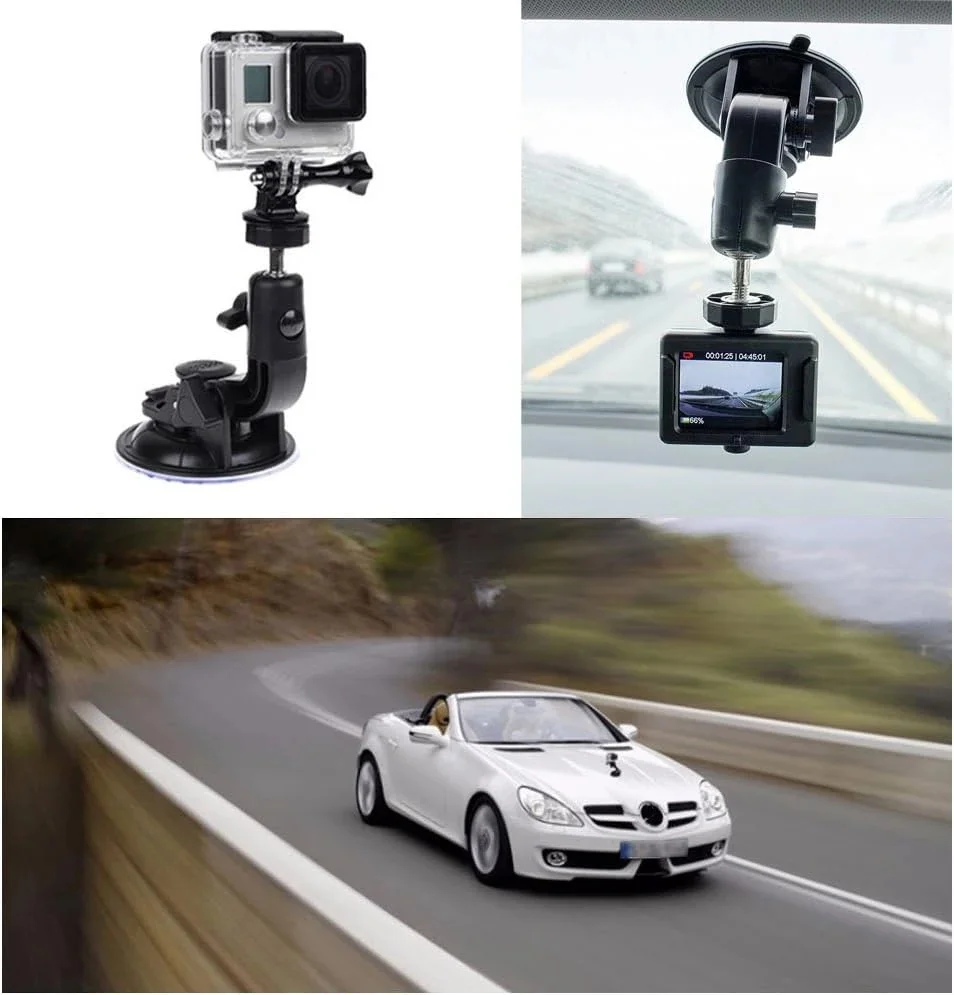 9cm Saugnapf-Kamerahalterung für GoPro Hero 12 11 10 9 8 7 Action-Kamera Zubehör Auto-Halterung Windschutzscheiben-Saugnapf – Detail 7