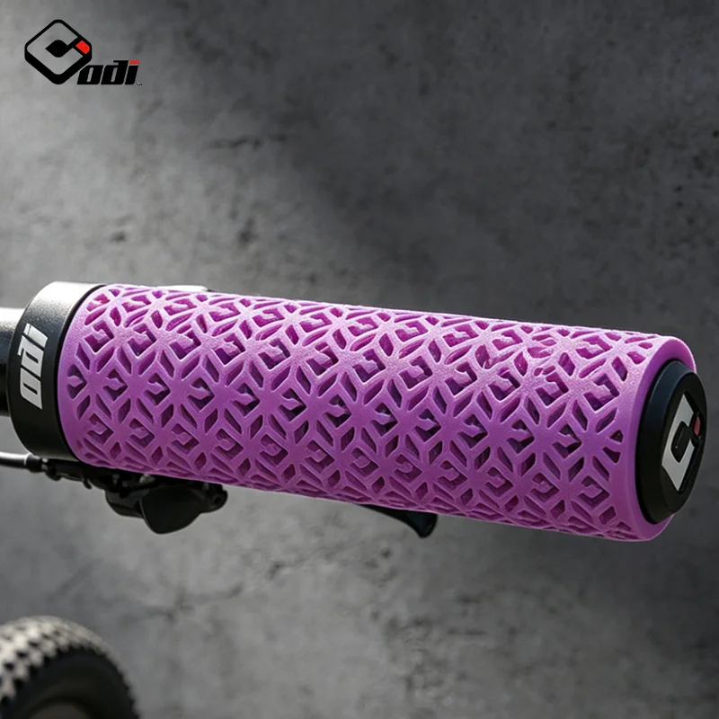 

ODI 3D Printed Bicycle Grips MTB Bike Shock Absorbing Anti-slip Handlebar Lock on Grip Breathable Mountain Bike Handlebar Cover