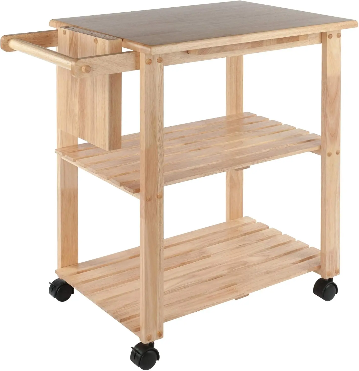 Mario Kitchen Cart | Rolling Utility & Serving Cart with Wheels for Snacks, Drinks, Kitchen Essentials, Storage & Organization f