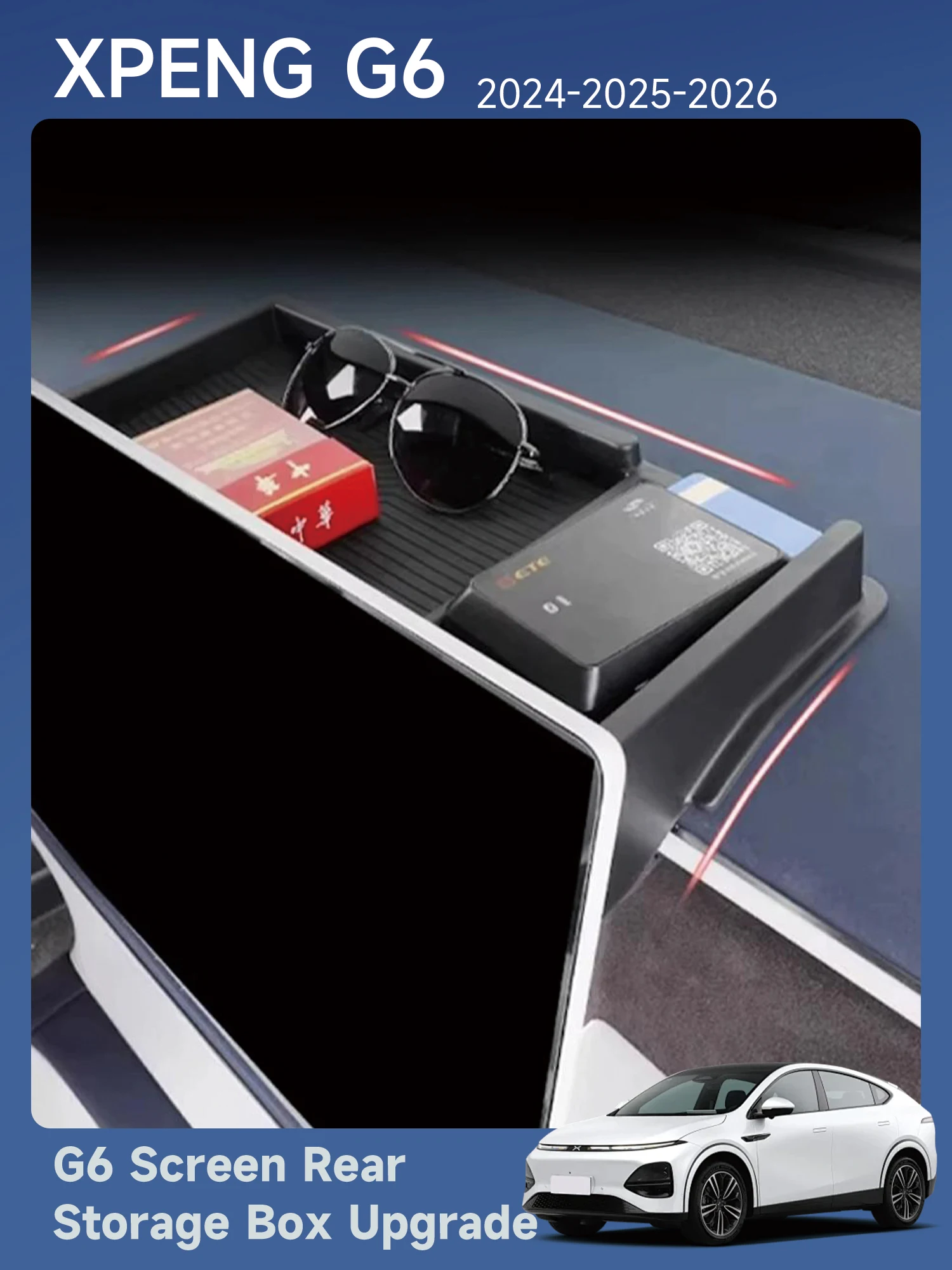 [Fast Shipping] XPENG G6 Behind-Screen Storage Box