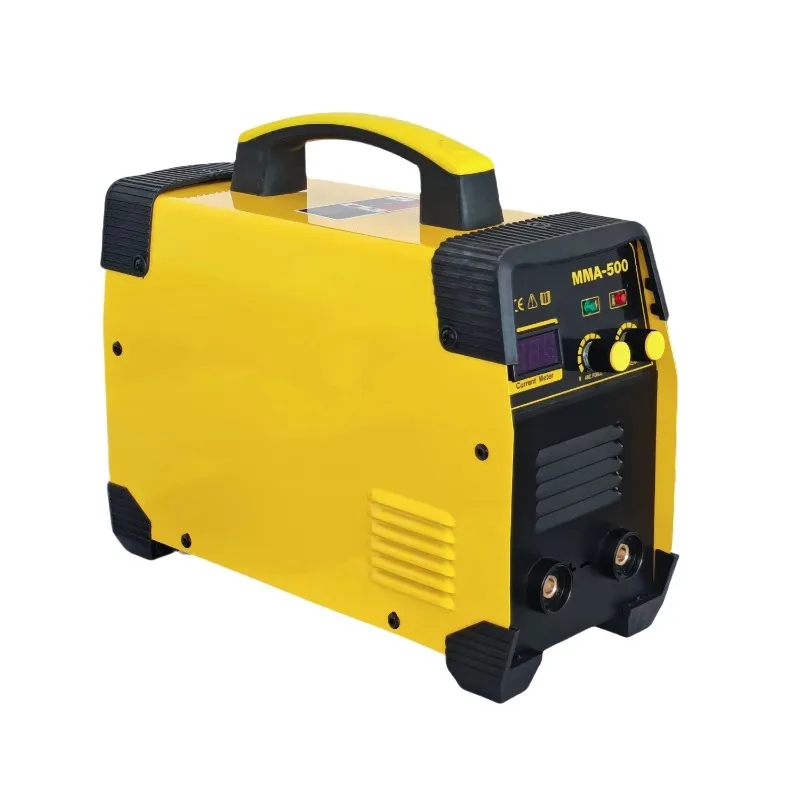 Saldatore manuale ad arco 500A Cavi da 1,8 m Ciclo di lavoro al 60% Motore 220 V CC per componenti motore principali IGBT portatili da costruzione