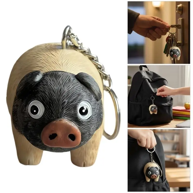 31BB Pig Holder With User Friendly Resin Construction For Multiple Purposes Purse Decoration