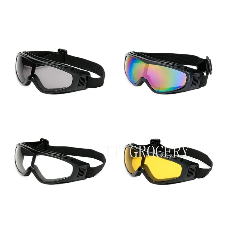

X400 Outdoor Windshield Labor Protection Glasses PC Lens Protective Head-mounted Adult Men's Women's Ski Glasses