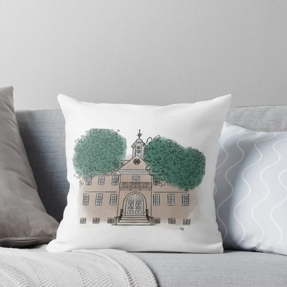 

Watercolor wren building Throw Pillow Christmas Covers For Cushions autumn pillowcase