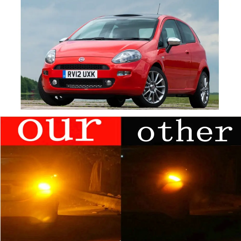 

Для ABARTH PUNTO 199 хэтчбек 1,4 120 кВт 2012 + передняя и задняя лампа указателя поворота автомобильные товары автомобильные аксессуары Canbus 2 шт.
