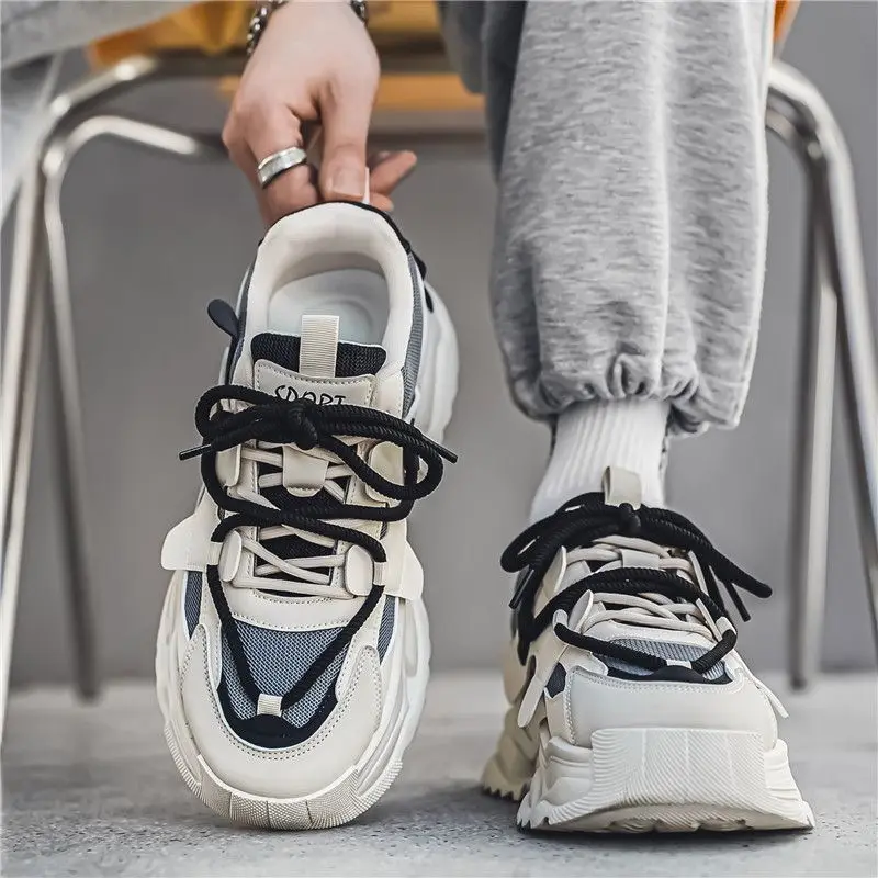 

Men's new high quality thick sole sneakers casual sports running shoes fashionable multi-purpose durable