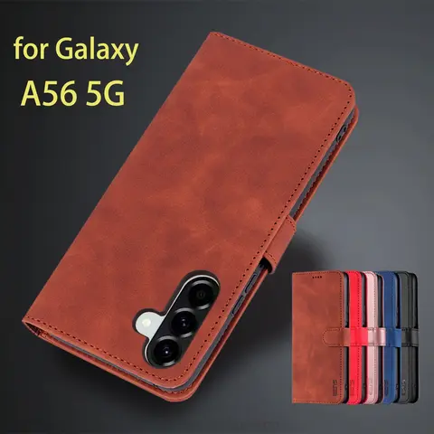 Card Holder Wallet Case for Samsung Galaxy A56 A55 A54 A53 5G Pu Leather Case Flip Holster Phone Cover capa fundas Coque