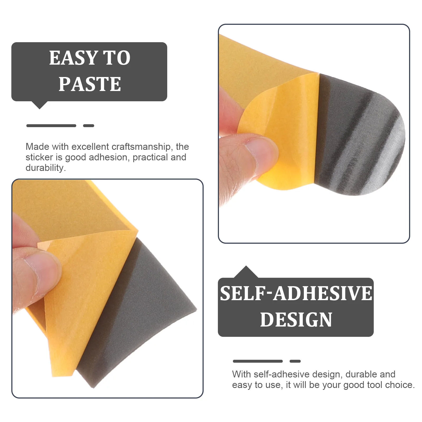 

20 Pcs Skateboard Non-slip Stickers Tape Grip Fingerboards High Rebound Silicone