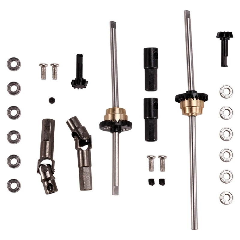 

Комплект дифференциалов для обновления радиоуправляемого автомобиля для WPL C14 C24 MN D90 4WD, детали для обновления радиоуправляемого автомобиля