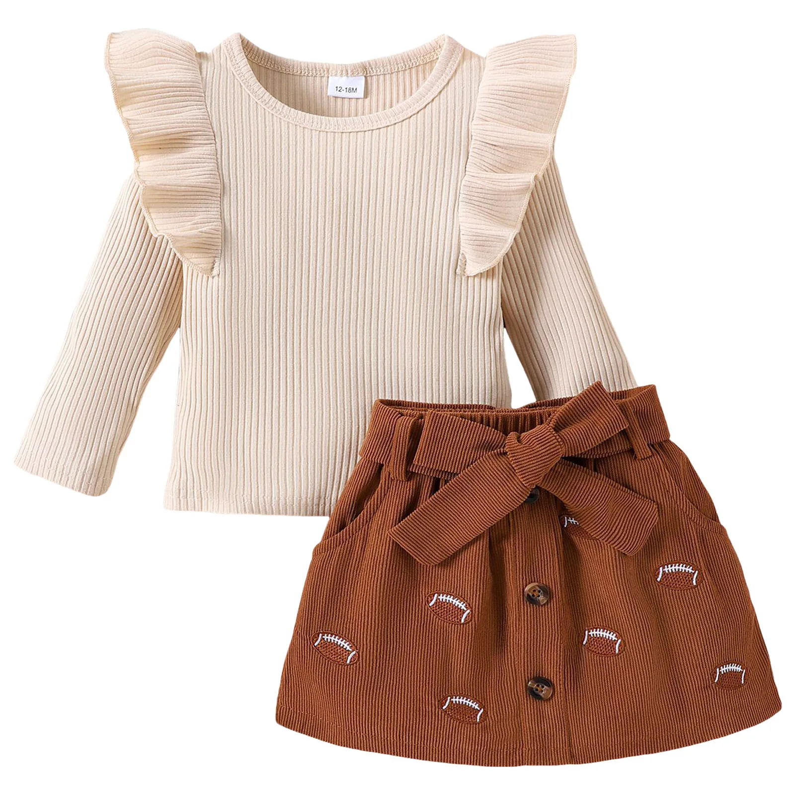 

Floral Midi Dress Baby Toddler Girl Outfits Fall Winter Clothes Knitted Cotton Long Sleeves Tops & Girl Winter Dresses Size 6