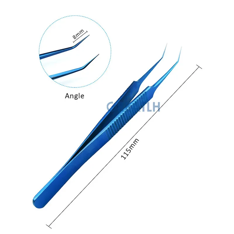 Fue Hair Transplant Implanter Titanium Alloy Hair Transplant Forcpes Tweezers