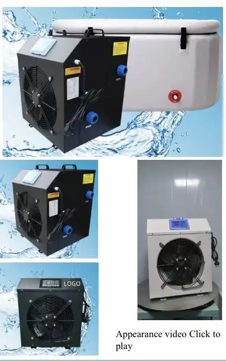 

Ice bath machine with cooling function and Bluetooth connection to mobile phone