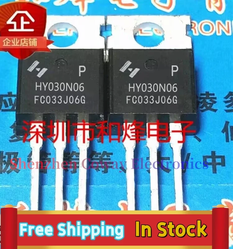 10PCS-30PCS  HY030N06P  TO-220 MOS 65V 140A 113.6W  In Stock Fast Shipping