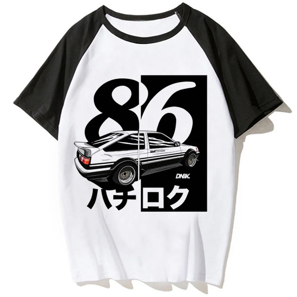 Initial d t shirt women anime tshirt female Japanese y2k anime clothes