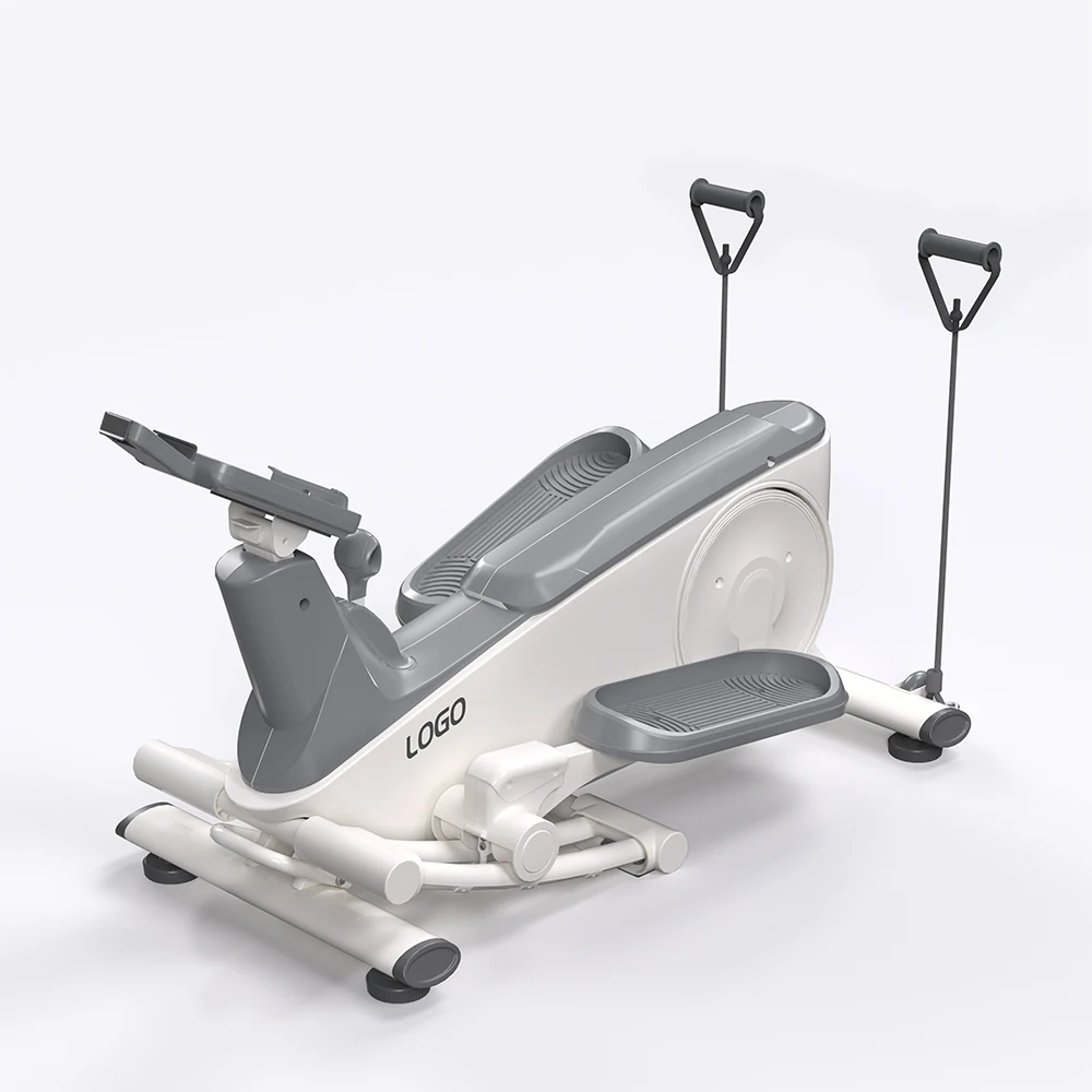 High Durability Magnetic Resistance Mini Elliptical Trainer 8 Tension Levels for APP 130KG Capacity Unisex Home Gym Luxicon E10