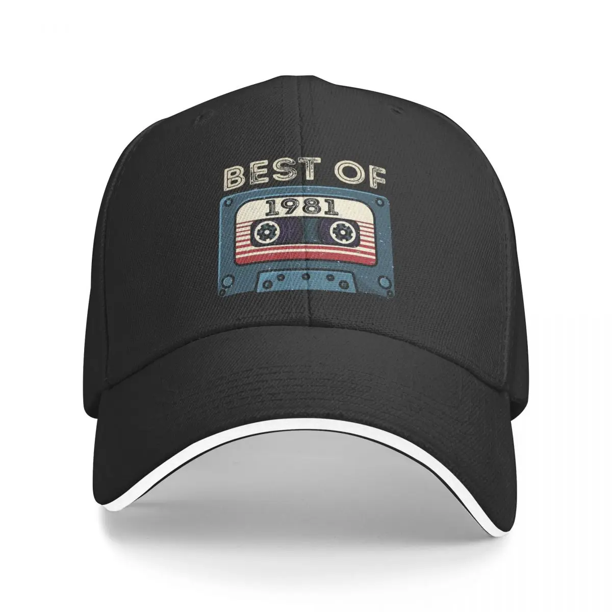 Vintage Best Of 1981 Birthday Cassette Men Baseball Caps Peaked Cap Sun Shade Outdoor Hat