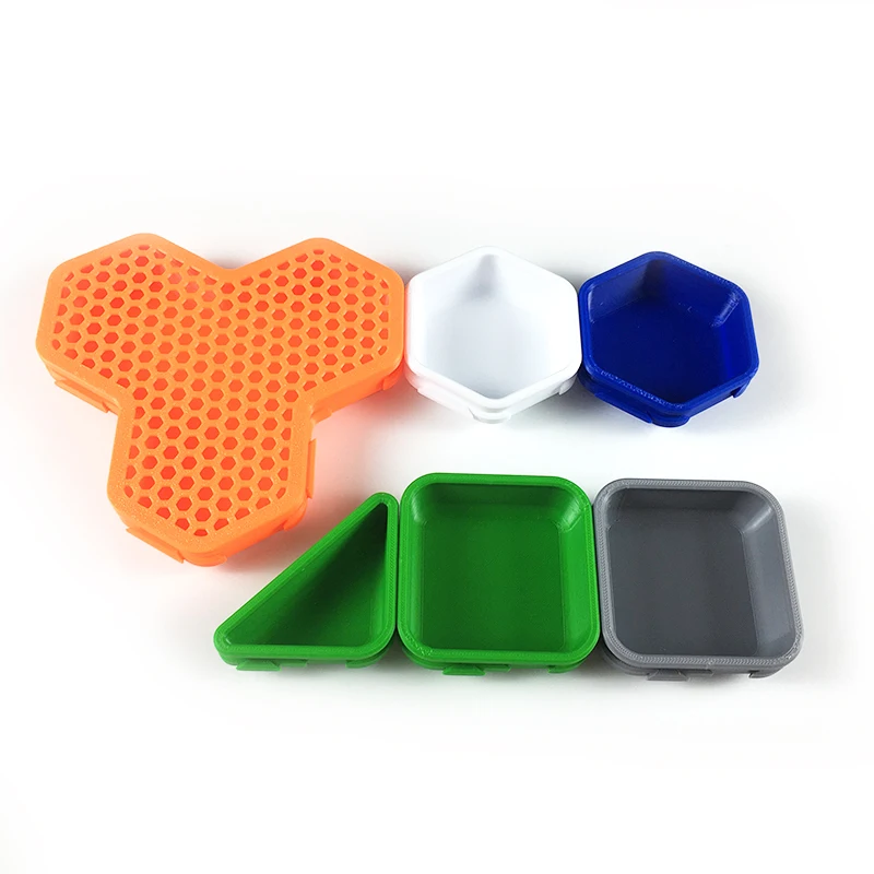 

Лоток для хранения жетонов с 3D-печатью, аксессуары для настольных игр, штабелируемые игры для вечеринок с жетоном для бега своими руками