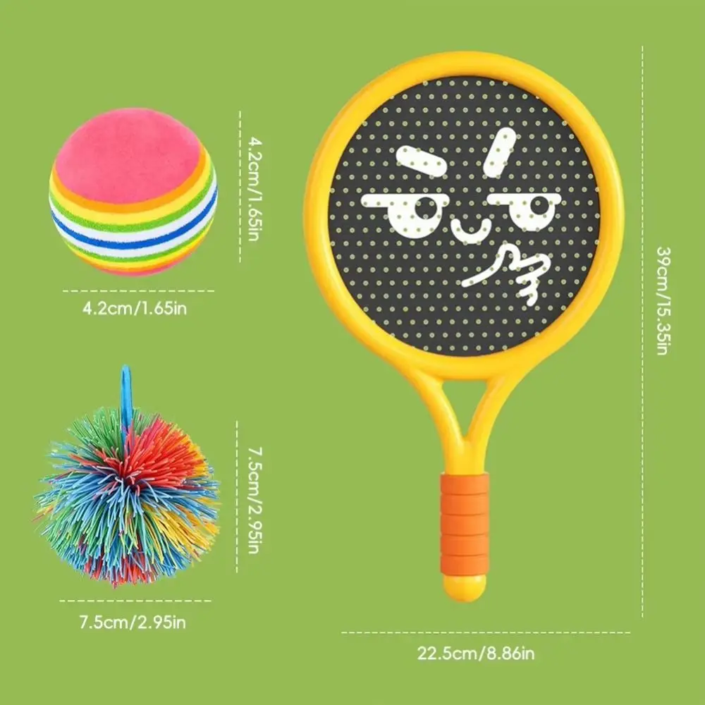 2Pcs Schock Absorbieren kinder Badminton Schläger Leichte, Tragbare Kinder Badminton Schläger Anti Slip Griff Mit Ball
