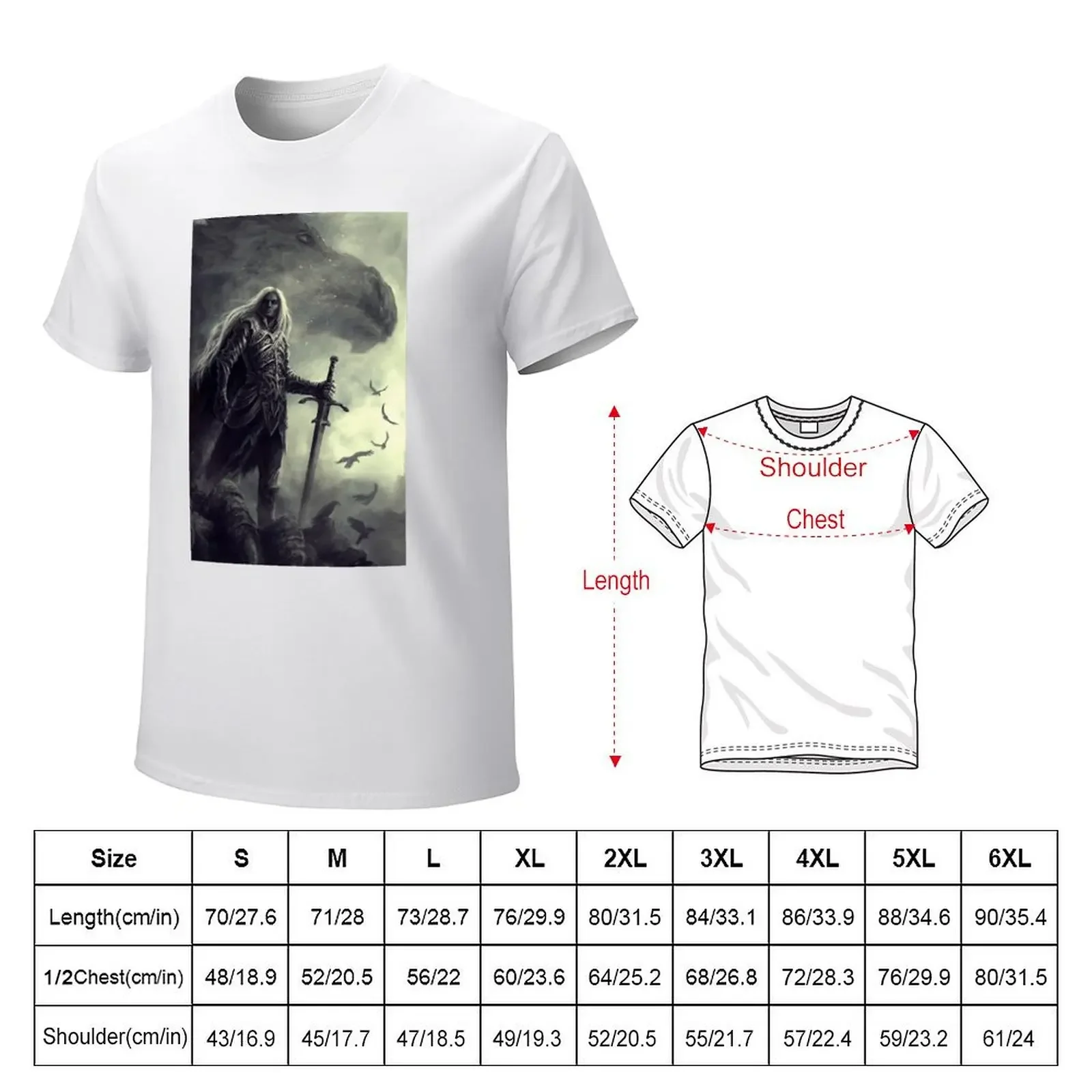 Anomander Rake - Malazan T-shirt sports fans for a boy cute clothes black t-shirts for men