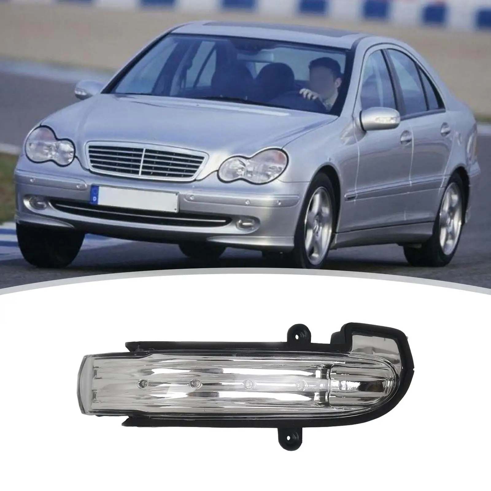 

Auto LED Turn Signal Light Indicator Blinker Lamp Assembly for Mercedes Benz C-class W203 S203 Right Side Wing Mirror
