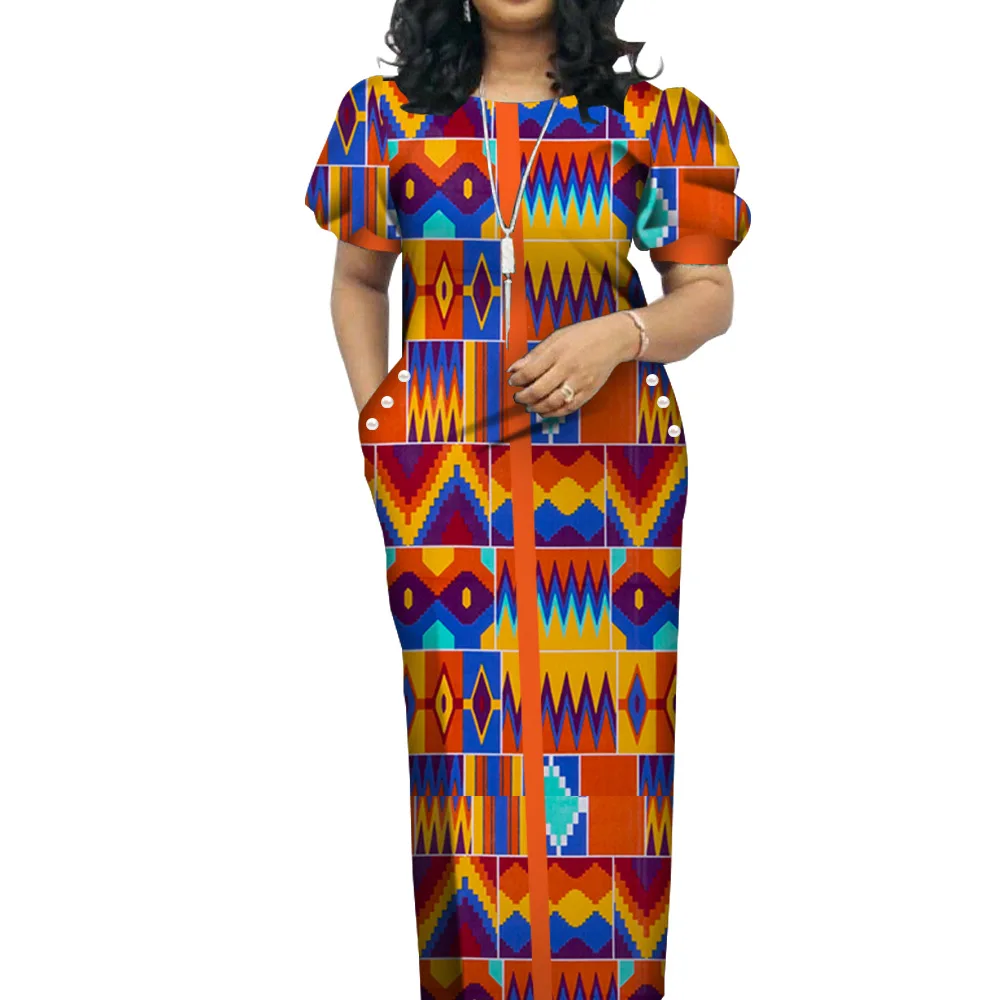 

Sale!!! African Maxi Dresses for Women Traditional Dashiki Kaftan Robe Elegant Lady Wedding Party Gown Muslim Church Dress