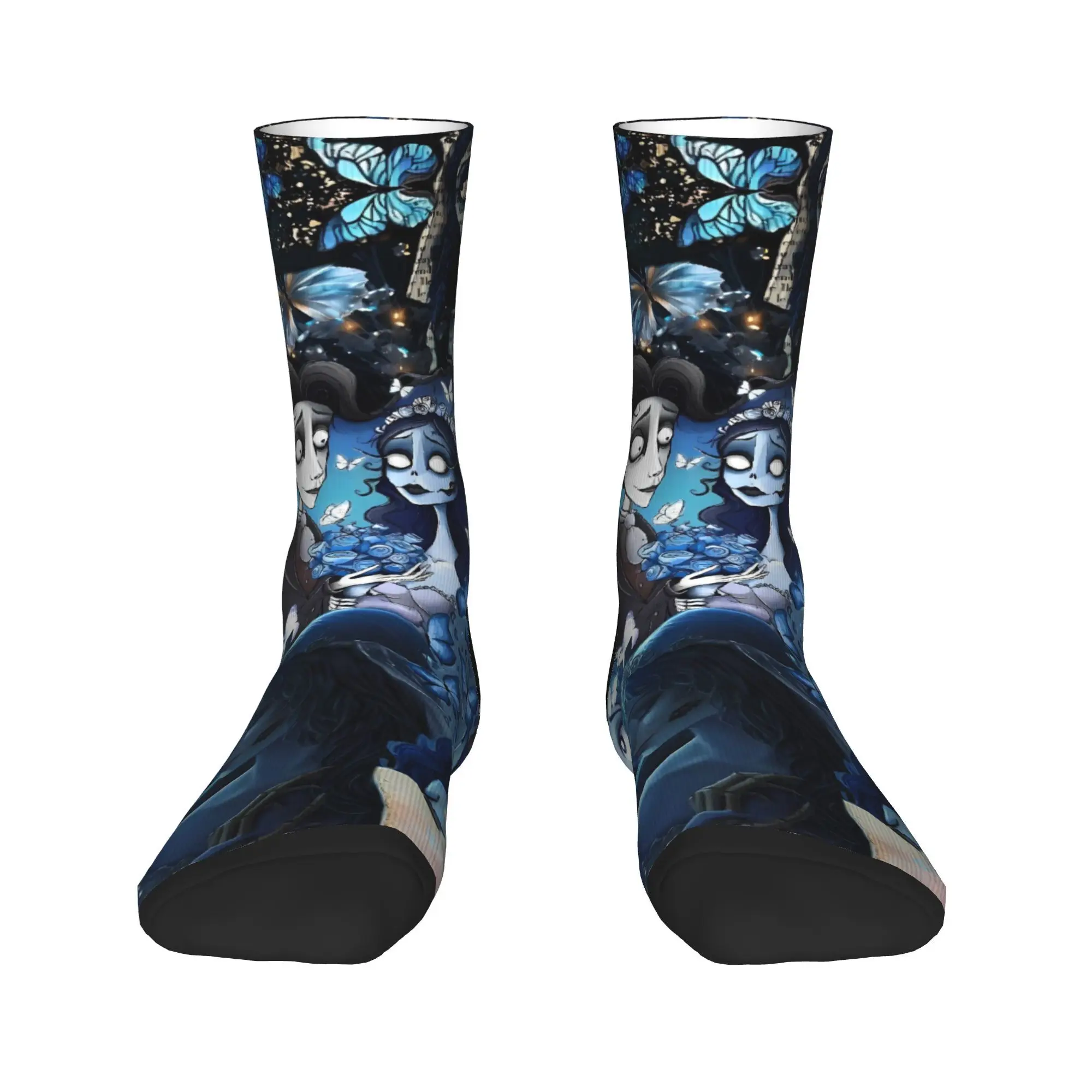 Corpse Bride 양말 캐주얼 스타킹 가을 땀 방지 커플 양말 통기성 디자인 야외 양말