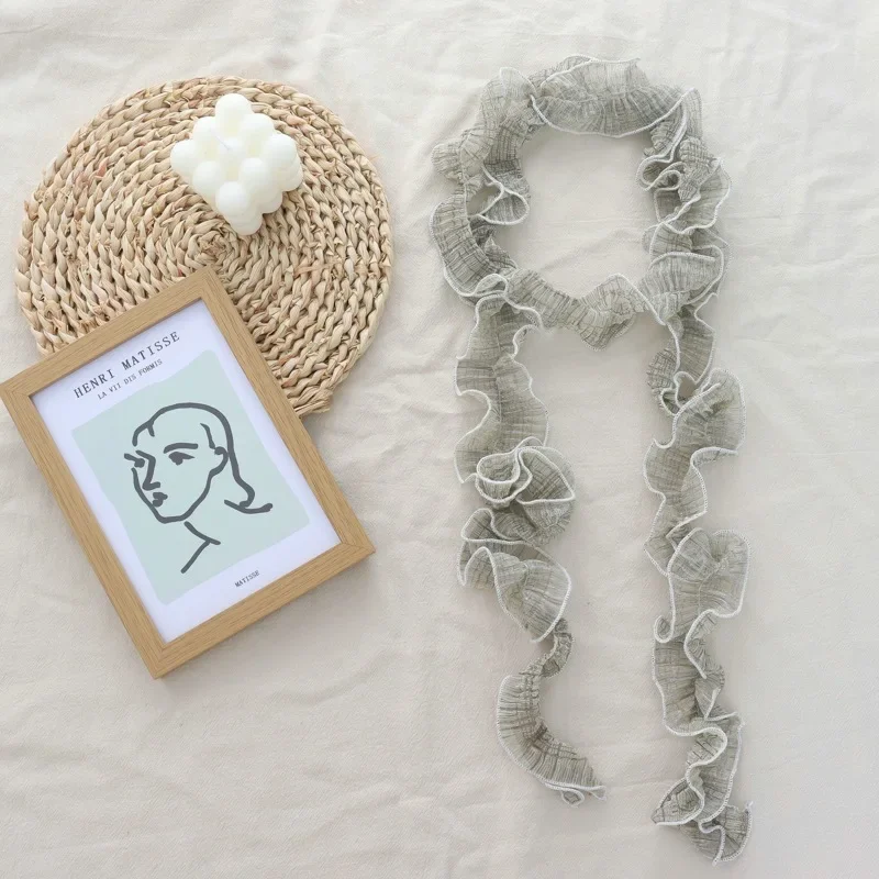 

Горячая девушка модный нерегулярный черный золотой тонкий узкий шарф ниша свет Y2g Декоративный длинный шарф для девочек шелковый шарф повязка на голову