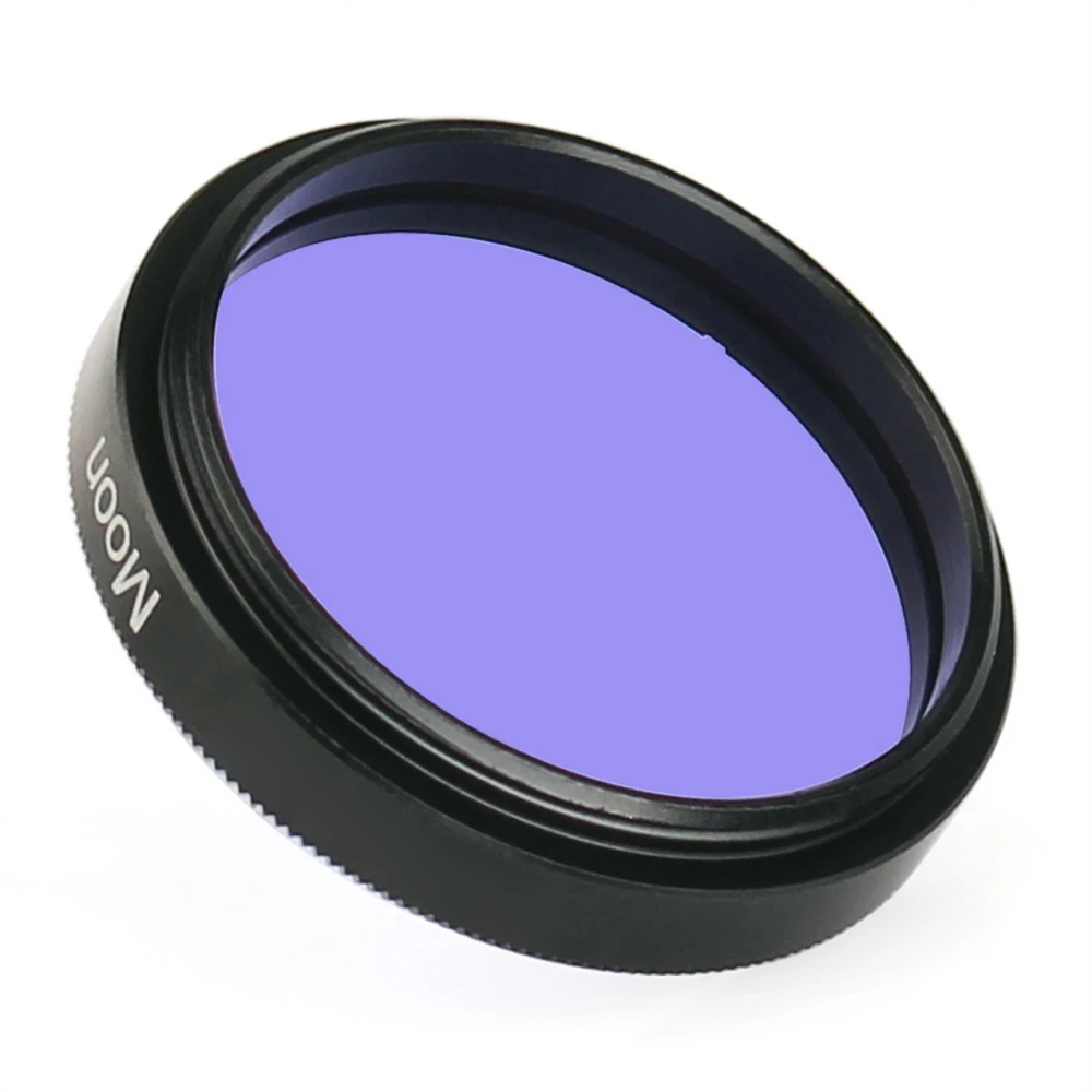 1.25 inch Lunar Moon Filter Optical Glass Reduce Glare Improve Contrast Astronomical Telescope Accessory Lunar Planet‑Viewing