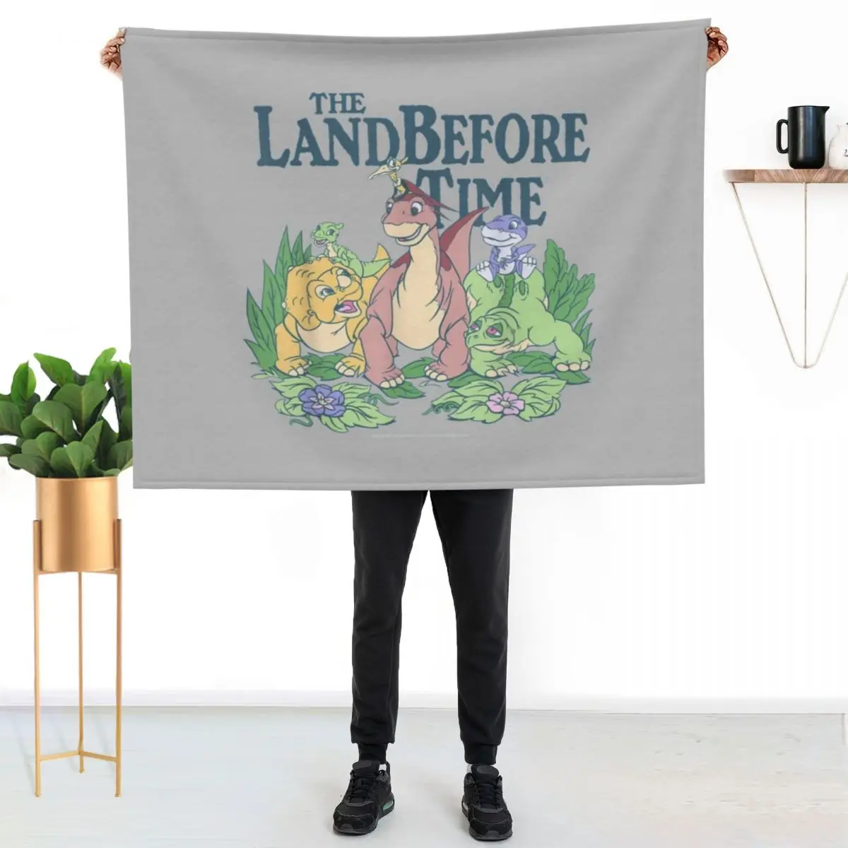 land before time pastel dinosaur friends Throw Blanket Nap Kid'S christmas gifts valentine gift ideas For Baby Soft Big Blankets