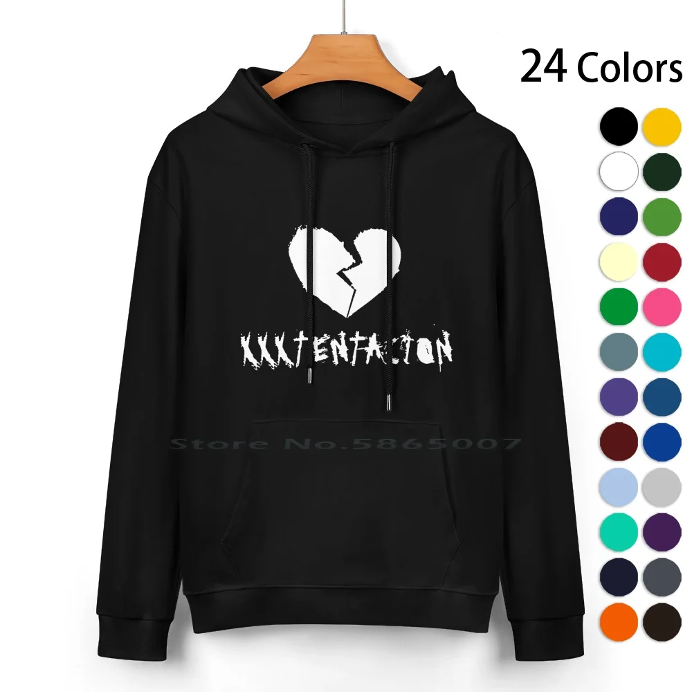 

Xxxtentaction Pure Cotton Hoodie Sweater 24 Colors Xxxtentaction Rap Music Hiphop Youtube Lil Peep Conro 100% Cotton Hooded