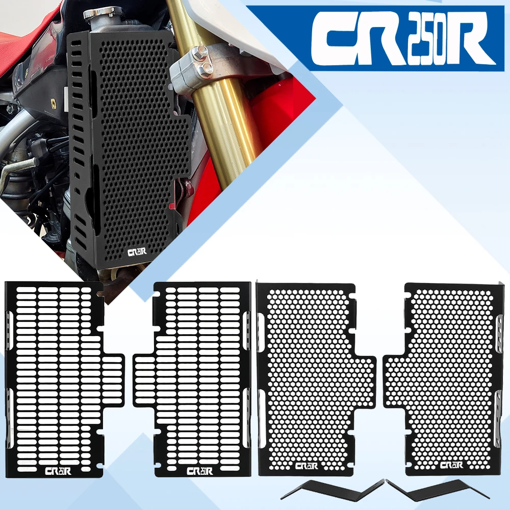 

Motorcycles Accessories Radiator Grille Guard Cover Protector For Honda CR125R CR250R CR 125/250R CR 125 250 R 2002 2003 2004