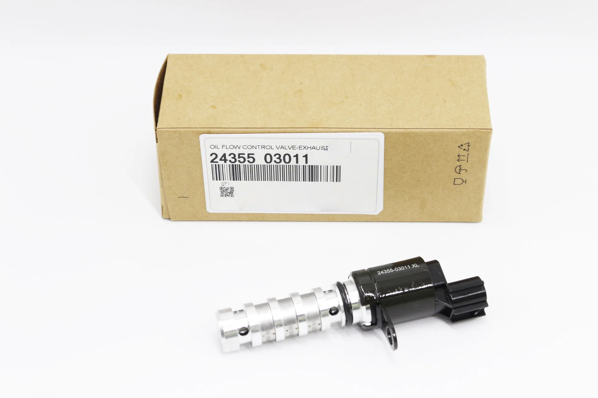 โซลินอยด์วาล์วปรับเวลาวาล์วเครื่องยนต์ (VVT) สำหรับรถยนต์ฮุนได i10 i20 1.0 1.2 รุ่น 24355-03011 2435503011 24355 03011