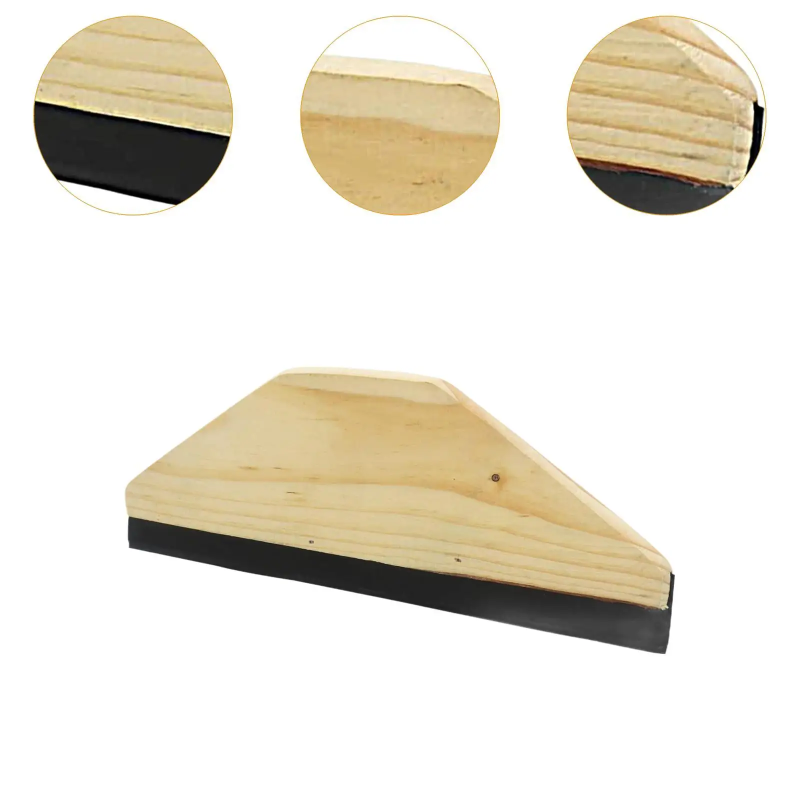 Paint Scraper Crevice Scraper Multipurpose Accessory Wall Window Cleaning Tool Paint Roller Cleaner 9.6x3.5inch Wooden Handle