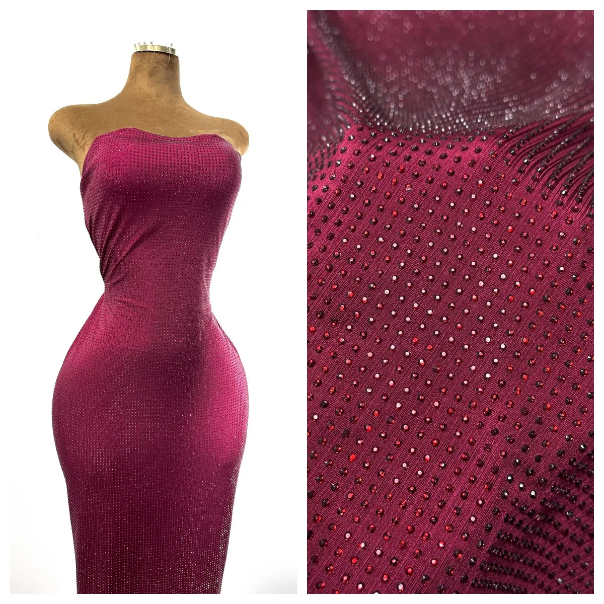 

2025 Luxury French Mesh Lace Fabric High Quality African Stones Lace Fabrics For Nigerian Wedding Dress